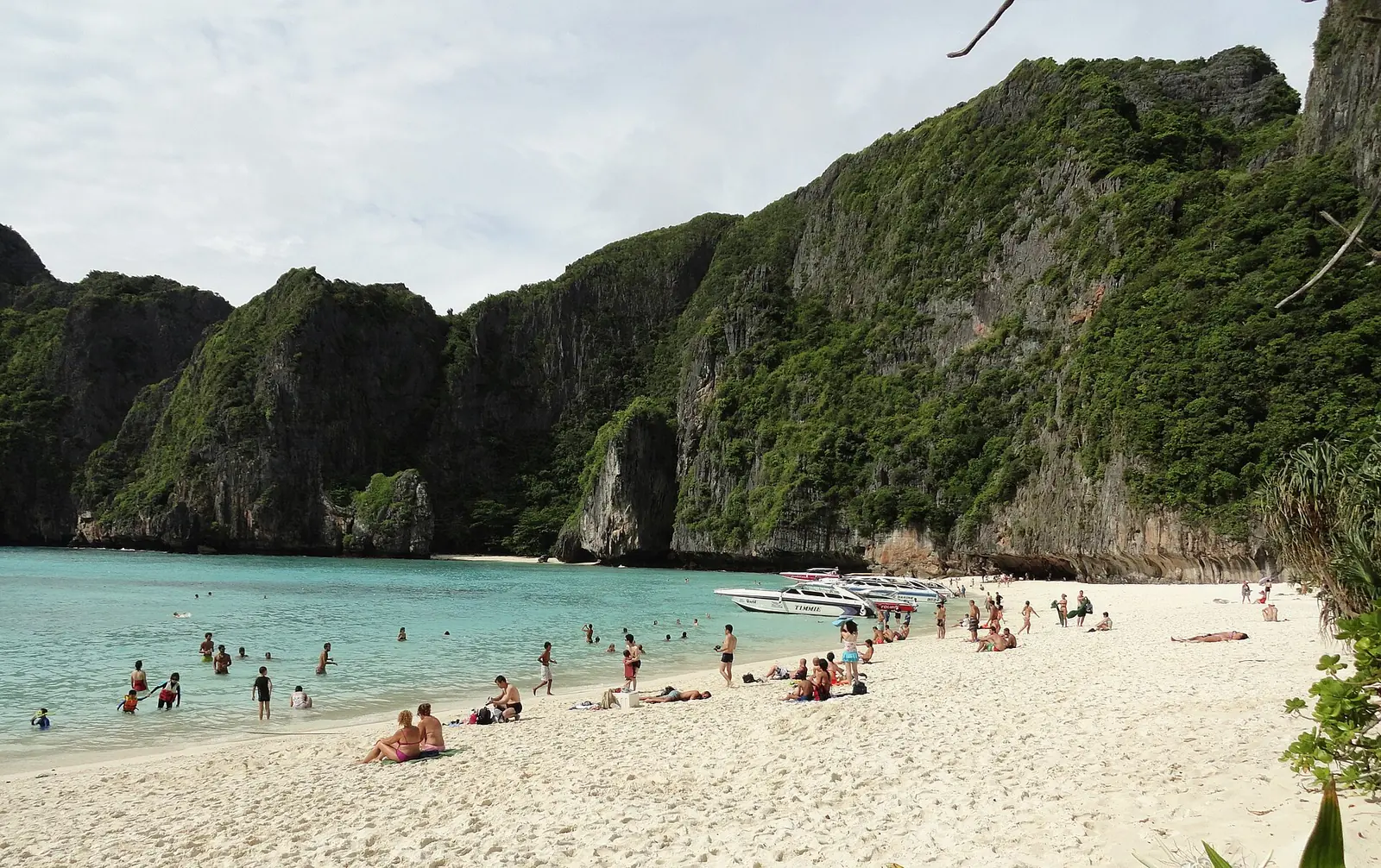 Longtail boats at Phi Phi Leh, Thailand